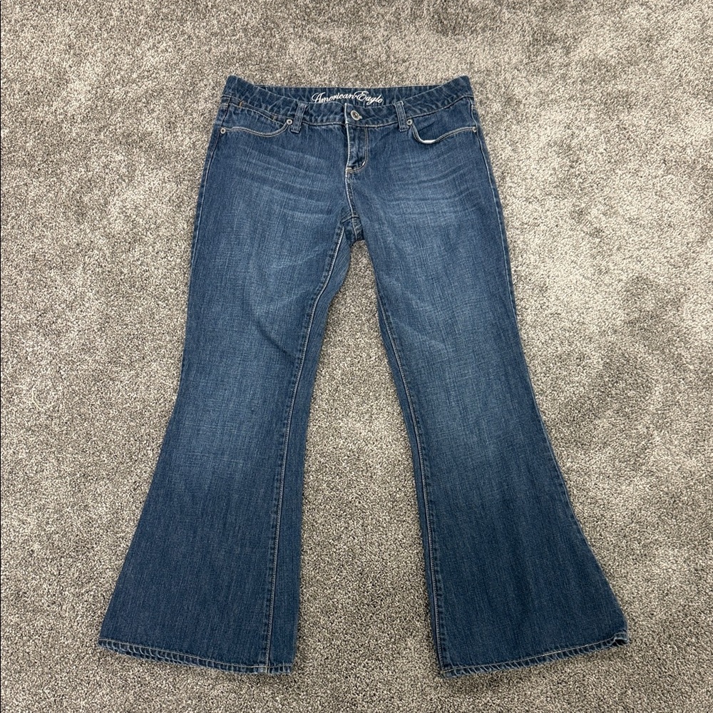American Eagle Outfitters Blue Flare Jeans